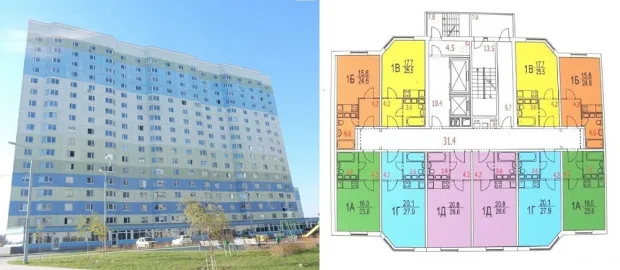 ЖК по адресу мкр Восточный, мкр 3, д. 9