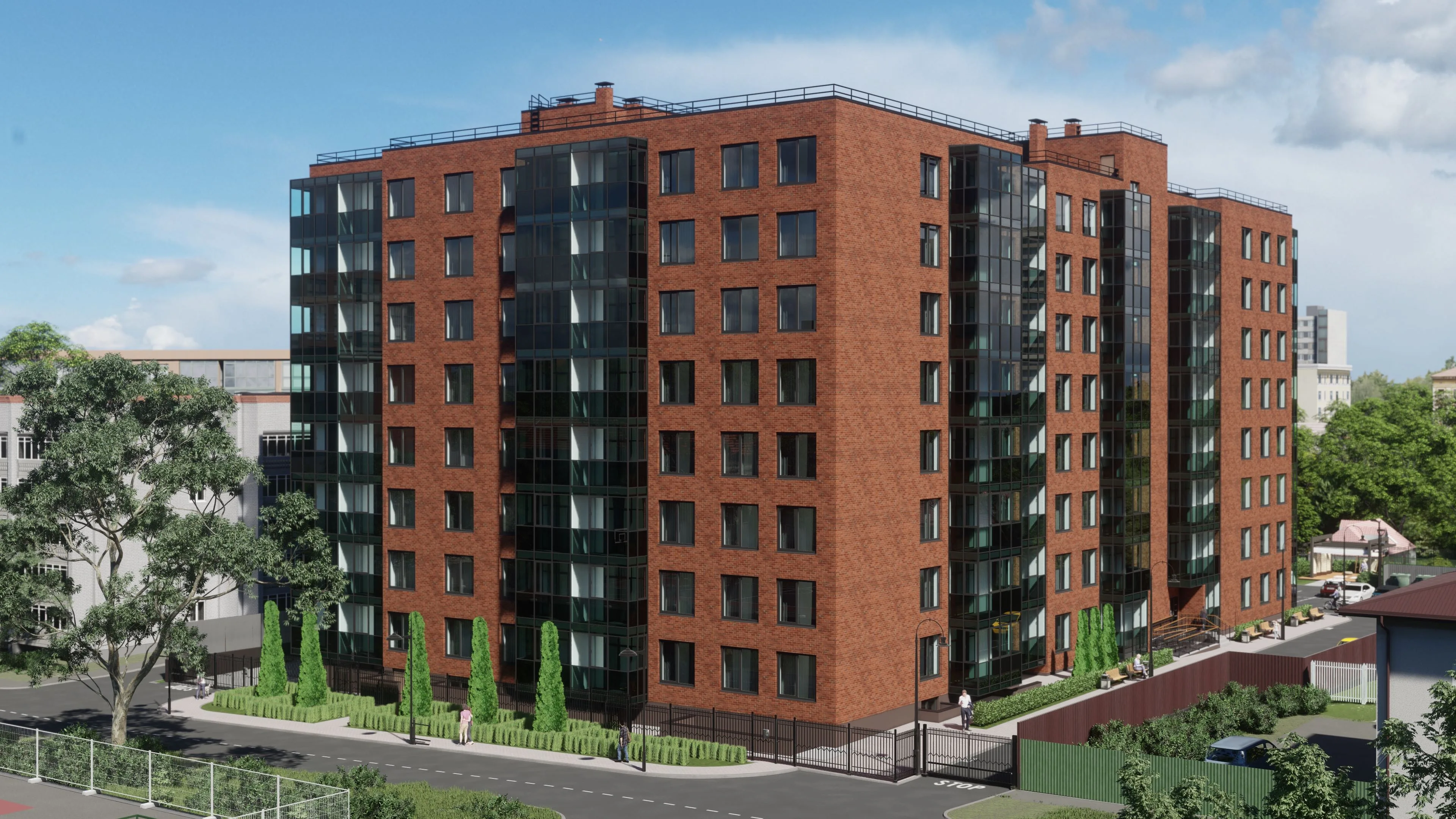 ЖК по адресу город Курск, улица Халтурина, д. 6,6а,8